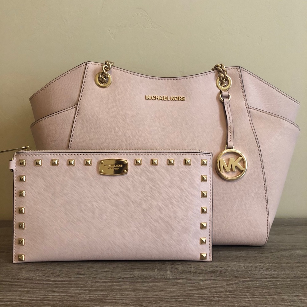 Michael Kors Purse and Wristlet Set